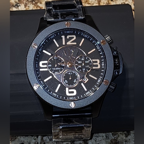 Armani Exchange Black Stainless Steel Watch Special Edition - Picture 3 of 10